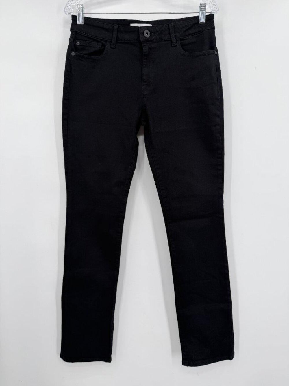 DL1961 Mara Straight Jeans Women’s 30 Nightwatch Black Stretch Denim
